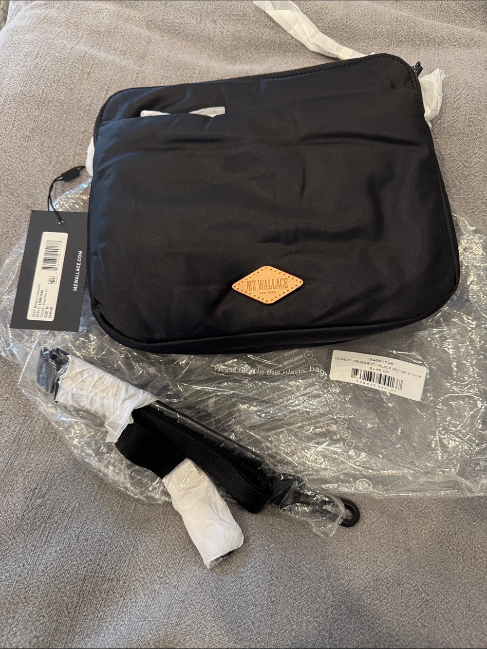 MZ WALLACE Bowery Black Crossbody bag  NWT Amazing
